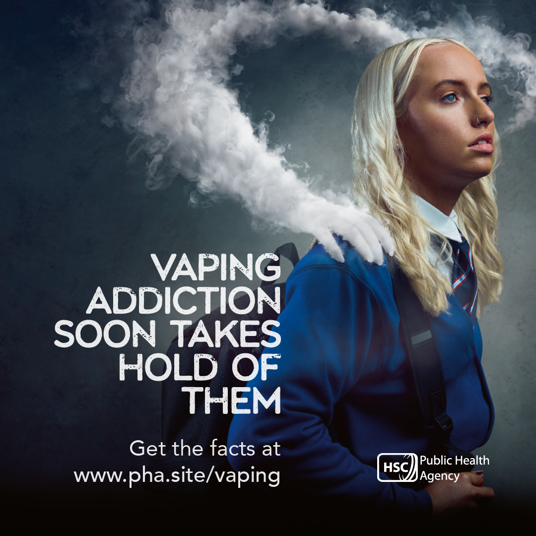 Vaping Addiction Can Soon Take Hold Hsc Public Health Agency